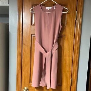 Lark & Ro Women's Midi Dress in Dusty Pink